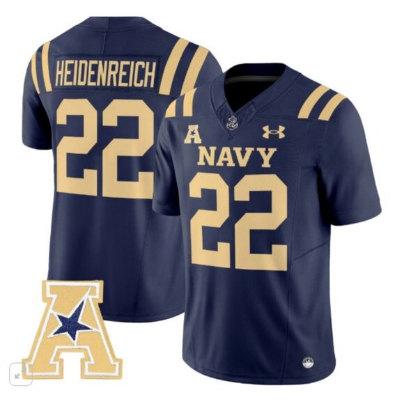 Mens Youths Size Available Eli Heidenreich Vapor Jersey Stitched Navy